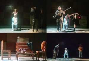استقبال خوب مخاطبان از نمایش وهملت در دهدشت/آذریتون و اجرای نمایشی با محوریت آسیب های اجتماعی