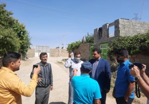 بازدید بخشدار مرکزی شهرستان مارگون  از وضعیت آب شرب روستای بی بی خاتونین(س)/کمبود آب در دستور کار کارشناسان آبفا